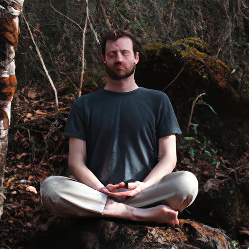 a person sitting cross legged eyes close 512x512 94566422