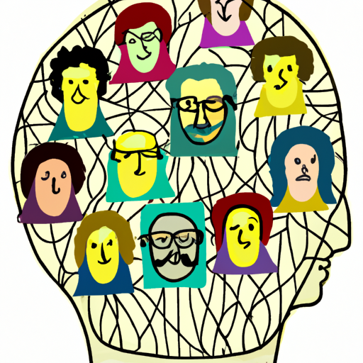 a person surrounded by diverse minds car 512x512 43814603